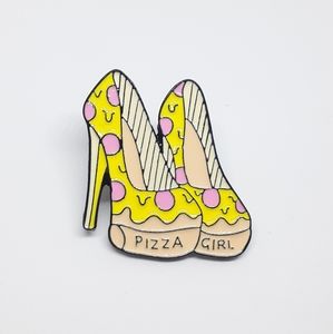 Pizza girl stilettos heels